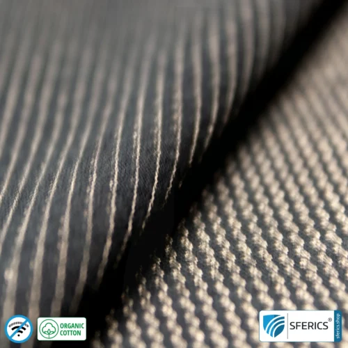 NEW ANTIWAVE OC Abschirmstoff | schwarz | Ideal für Bekleidung und Unterbekleidung | HF Schirmdämpfung gegen Elektrosmog bis 33 dB | 5G ready! 15 NEW ANTIWAVE OC Abschirmstoff | schwarz | Ideal für Bekleidung und Unterbekleidung | HF Schirmdämpfung gegen Elektrosmog bis 33 dB | 5G ready!