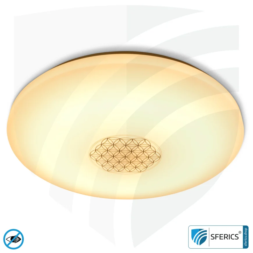LED Vollspektrum Deckenleuchte SUNNY mit Fernbedienung | bis 4000 Lumen, dimmbar | bis 5900 Kelvin, farbveränderbar | CRI 95 | traumhaftes Licht im Wohnzimmer und Homeoffice
