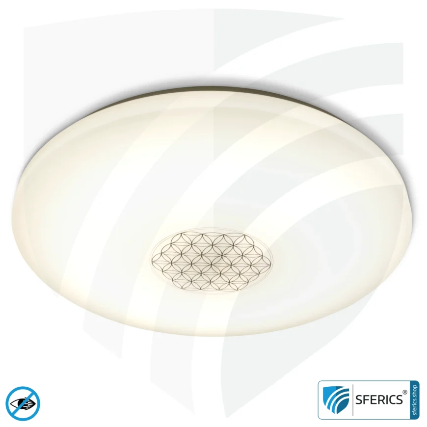 LED Vollspektrum Deckenleuchte SUNNY mit Fernbedienung | bis 4000 Lumen, dimmbar | bis 5900 Kelvin, farbveränderbar | CRI 95 | traumhaftes Licht im Wohnzimmer und Homeoffice