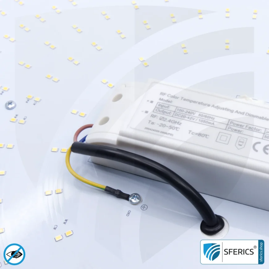 LED Vollspektrum Deckenleuchte SUNNY mit Fernbedienung | bis 4000 Lumen, dimmbar | bis 5900 Kelvin, farbveränderbar | CRI 95 | traumhaftes Licht im Wohnzimmer und Homeoffice