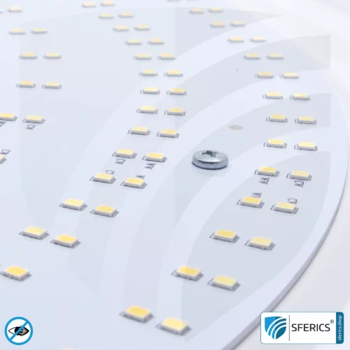 LED Vollspektrum Deckenleuchte SUNNY mit Fernbedienung | bis 4000 Lumen, dimmbar | bis 5900 Kelvin, farbveränderbar | CRI 95 | traumhaftes Licht im Wohnzimmer und Homeoffice