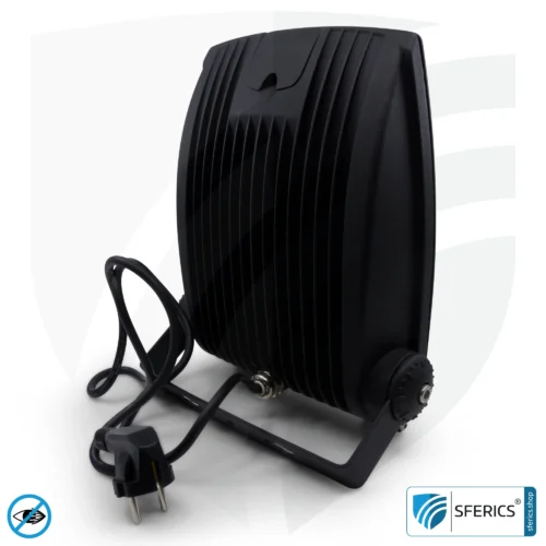 LED Fluter mit Haltebügel, schwarz | 35 Watt Vollspektrum Tageslicht | Schutzklasse IP65 | 3000 Lumen | flimmerfrei | CRI 95 | ideal für große natürliche Helligkeit in großen Räumen bzw. als indirekter Deckenfluter 12 LED Fluter mit Haltebügel, schwarz | 35 Watt Vollspektrum Tageslicht | Schutzklasse IP65 | 3000 Lumen | flimmerfrei | CRI 95 | ideal für große natürliche Helligkeit in großen Räumen bzw. als indirekter Deckenfluter