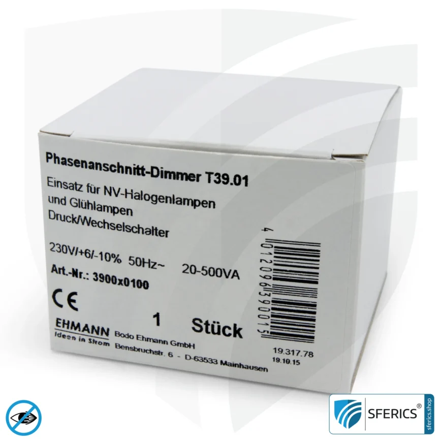 LED Dimmer | Lichtregler für dimmbare 230 Volt LED Lampen | Phasenanschnittdimmer als Dimmereinsatz (TRIAC)