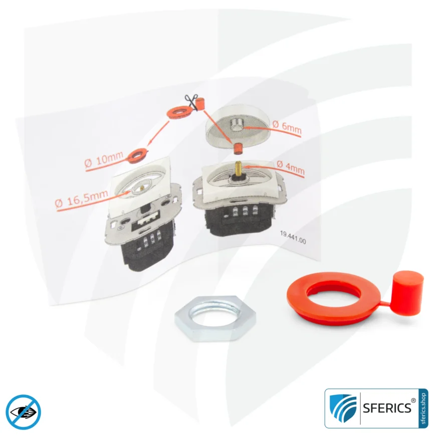 LED Dimmer | Lichtregler für dimmbare 230 Volt LED Lampen | Phasenanschnittdimmer als Dimmereinsatz (TRIAC)