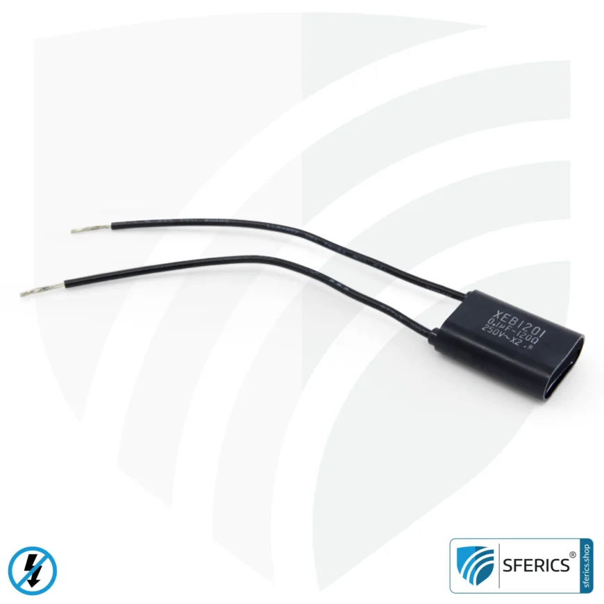RC Netzwerk XEBI1201 | RC-Glied für das Hilfsrelais ESC 425S | Zur Verhinderung von Störeinflüssen | Masterschalter Set-Up