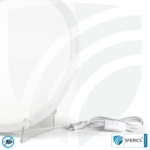 LED Wohlfühl Tageslichtlampe LENA 400 | vitalisierende Lichtdusche + Lichttherapie bei Lichtmangel | Wirkungsvoll gegen Winterblues | Vollspektrum Tageslicht mit 10.000 Lux ab 33 cm Abstand | dimmbar | flimmerfrei | CRI >95 | stellend und hängend anwendbar 15 LED Wohlfühl Tageslichtlampe LENA 400 | vitalisierende Lichtdusche + Lichttherapie bei Lichtmangel | Vollspektrum Tageslicht mit 10.000 Lux ab 33 cm Abstand | dimmbar | flimmerfrei | CRI über 95 | stellend und hängend anwendbar