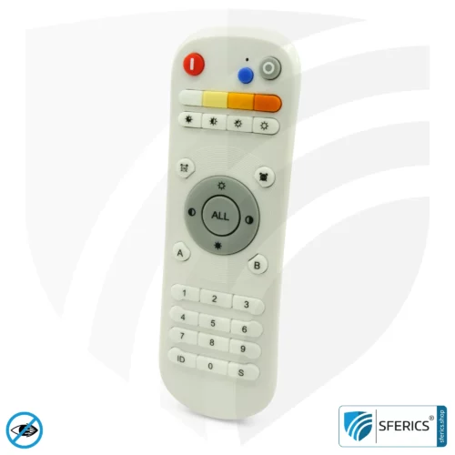 LED Wohlfühl Tageslichtlampe LENA 500 | vitalisierende Lichtdusche + Lichttherapie bei Lichtmangel | Wirkungsvoll gegen Winterblues | Vollspektrum Tageslicht mit 10.000 Lux ab 40 cm Abstand | dimmbar | flimmerfrei | CRI >95 | stellend und hängend anwendbar 16 LED Wohlfühl Tageslichtlampe LENA | vitalisierende Lichtdusche + Lichttherapie bei Lichtmangel | Vollspektrum Tageslicht bis zu 10.000 Lux | dimmbar | flimmerfrei | CRI über 95 | stellend und hängend anwendbar