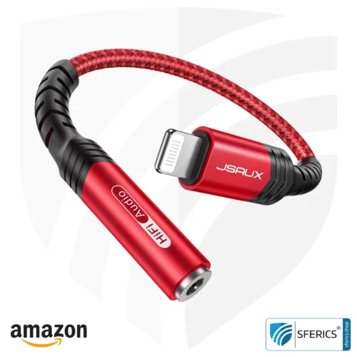 Adapter Klinke auf Lightning | iPhone / iPad | Ergänzung für Headsets mit Klinkenstecker 7 Adapter Klinke auf Lightning | iOS | Ergänzung für Headsets mit Klinkenstecker