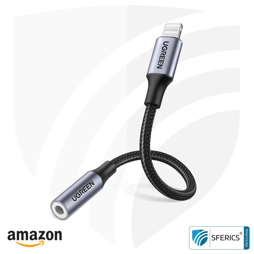 Adapter Klinke auf Lightning | iOS | Ergänzung für Headsets mit Klinkenstecker