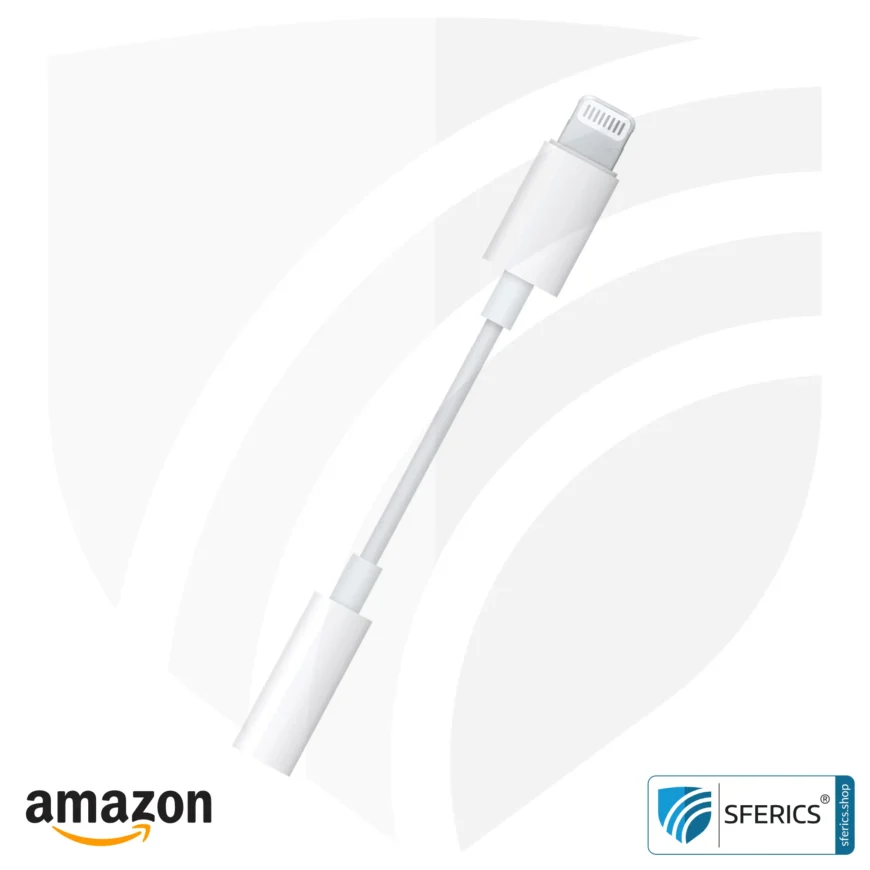 Adapter Klinke auf Lightning | iOS | Ergänzung für Headsets mit Klinkenstecker