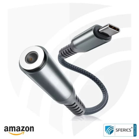 Adapter Klinkenstecker auf USB-C | Ergänzung für Headsets mit Klinkenstecker