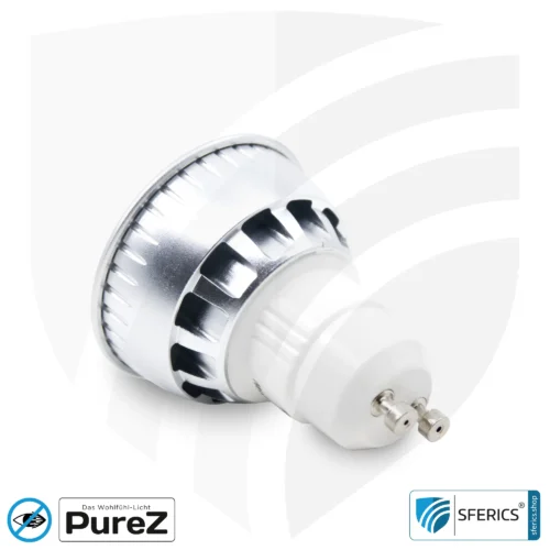 6 Watt LED Spot Pure-Z NEO | Hell wie 40 Watt, 480 Lumen | CRI 97 | flimmerfrei | warmweiß | GU10 9 6 Watt LED Spot Pure-Z NEO | Hell wie 40 Watt, 480 Lumen | CRI 97 | flimmerfrei | warmweiß | GU10