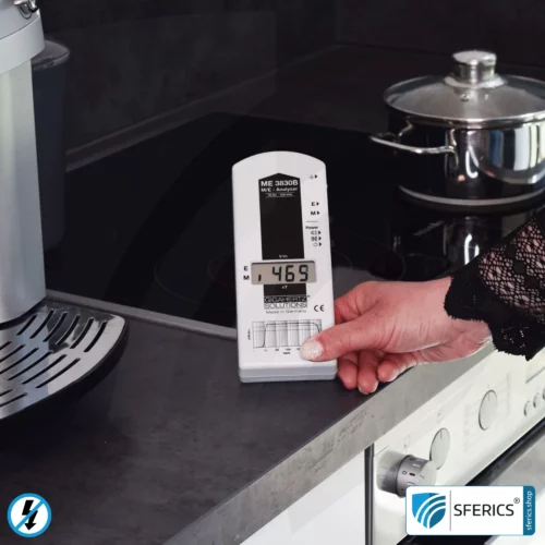 NF Analyser ME3830B | Potentialfreies Niederfrequenz Messgerät für Elektrosmog | Erkennung elektrischer Wechselfelder und Magnetfelder | Messbereich 16 Hz bis 100 kHz