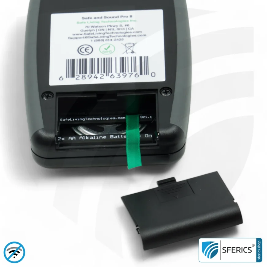 SAFE AND SOUND PRO 2 Elektrosmog Detektor | Einzigartiger Messbereich bis 3.180.000 µW/m² | Semiprofi Breitband HF Messgerät für Einsteiger | Erkennung von EMF Funkstrahlung bis 8 GHz, inklusive 5G! | Modell 2025