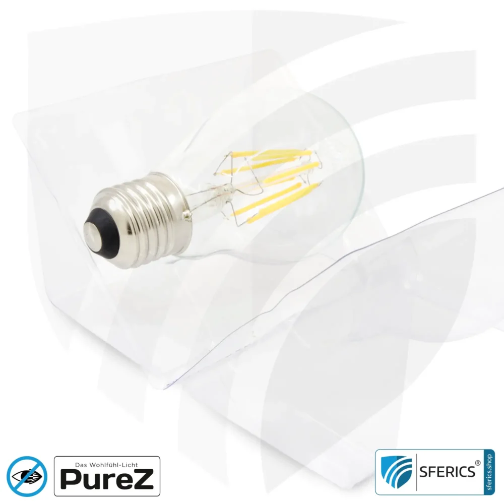 8,2 Watt LED Filament Pure-Z NEO | Hell wie 66 Watt, 830 Lumen | CRI 97 | flimmerfrei | warmweiß | E27 | klar