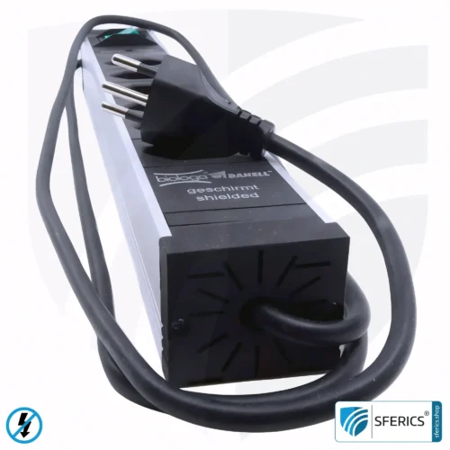 Steckdosenleiste 6-fach, geschirmt NF | mit Ein/Aus Schalter | Stecker-Typ J für die Schweiz, Liechtenstein, usw.