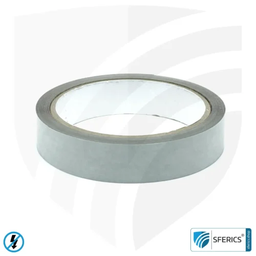 Erdungsband EB1, selbstklebend | Erdung von Abschirmfarbe, Abschirmgewebe oder Abschirmvlies | 10 Meter Länge 9 erdungsband eb1 liegend sferics 2000