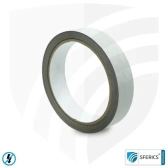 Erdungsband EB1, selbstklebend | Erdung von Abschirmfarbe, Abschirmgewebe oder Abschirmvlies | 10 Meter Lรคnge